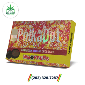 Polka Dot Mushroom Belgian Chocolate Whoppers