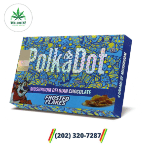 Polka Dot Mushroom Belgian Chocolate Frosted Flakes