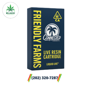 Friendly Farms Live Resin Cartridge Connected
